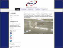 Tablet Screenshot of grupovinco.com